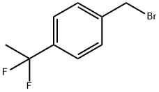 1-(溴甲基)-4-(1,1-二氟乙基)-苯 结构式