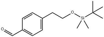 4-[2-[[(1,1-dimethylethyl)dimethylsilyl]oxy]ethyl]Benzaldehyde 结构式