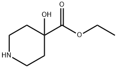 4-羟基哌啶-4-甲酸乙酯 结构式