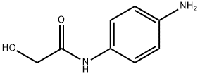 N-(4-氨基苯基)-2-羟基乙酰胺 结构式