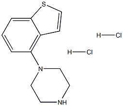 4-哌嗪基苯并噻吩二盐酸盐 结构式