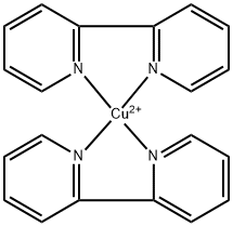 2,2'-二联吡啶铜配合物(II) 结构式