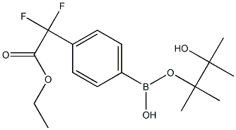 4-(乙氧酰基二氟甲基)-苯硼酸频哪醇酯 结构式