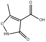 5-甲基-3-氧代-2,3-二氢异噁唑-4-羧酸 结构式