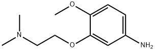 3-[2-(dimethylamino)ethoxy]-4-methoxybenzenamine 结构式
