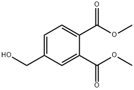 dimethyl 4-(hydroxymethyl)benzene-1,2-dioate 结构式