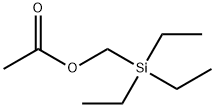 (乙酰氧基甲基)三乙基硅烷 结构式