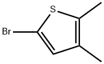 5-bromo-2,3-dimethylthiophene 结构式