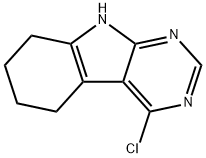 4-Chloro-6,7,8,9-Tetrahydro-5H-Pyrimido[4,5-B]Indole 结构式