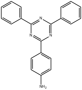 4-(4,6-二苯基-1,3,5-三嗪-2-基)苯胺 结构式