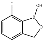 2-羟基甲基-7-氟苯硼酸半酯 结构式