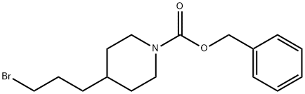 benzyl 4-(3-bromopropyl)piperidine-1-carboxylate 结构式
