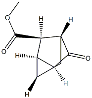 (1S,2R,3R,4R,6S)-5-氧代三环[2.2.1.02,6]庚烷-3-甲酸甲酯 结构式