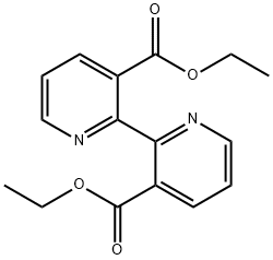 2,2'-联吡啶-3,3'-二甲酸乙酯 结构式