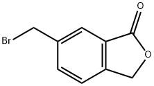 6-(溴甲基)-1(3H)-异苯并呋喃酮 结构式