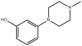 3-(4-METHYLPIPERAZIN-1-YL)PHENOL 结构式