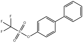 三氟甲磺酸4-联苯基酯 结构式