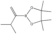 4,4,5,5-四甲基-2-(3-甲基丁-1-烯-2-基)-1,3,2-二氧硼杂环戊烷 结构式