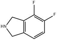 4,5-二氟异吲哚啉 结构式
