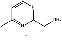 (4-methylpyrimidin-2-yl)methanamine hydrochloride 结构式