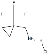 [1-(三氟甲基)环丙基]甲胺盐酸 结构式