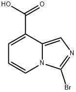 3-bromoimidazo[1,5-a]pyridine-8-carboxylic acid 结构式
