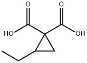 2-乙基环丙烷-1,1-二羧酸 结构式