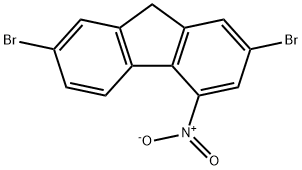 2,7-DIBROMO-4-NITROFLUORENE 结构式
