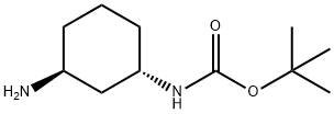 tert-Butyl ((1S,3S)-3-aminocyclohexyl)carbamate 结构式