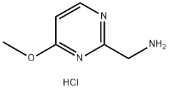 (4-methoxypyrimidin-2-yl)methanamine dihydrochloride 结构式