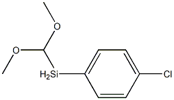 对氯苯基甲基二甲氧基硅烷 结构式