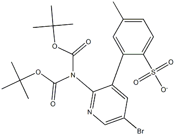 2-(bis(tert-butoxycarbonyl)amino)-5-bromopyridin-3-yl4-methylbenzenesulfonate