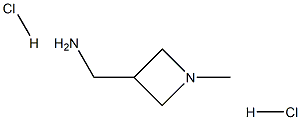 C-(1-Methyl-azetidin-3-yl)-methylamine dihydrochloride 结构式