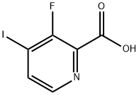 2-羧酸-3-氟-4-碘吡啶 结构式