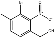 (3-Bromo-4-methyl-2-nitro-phenyl)-methanol 结构式