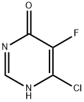 6-氯-5-氟嘧啶-4(1H)-酮 结构式