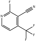 2-氟-4-三氟甲基吡啶-3-甲腈 结构式