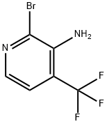 2-溴-3-氨基-4-三氟甲基吡啶 结构式