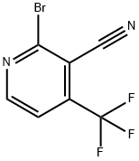 2-溴-4-三氟甲基吡啶-3-甲腈 结构式