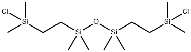 1,3-双(2-(氯二甲基硅基)乙基)-1,1,3,3-四甲基二硅氧烷 结构式