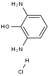 2,6-二氨基苯酚盐酸盐 结构式