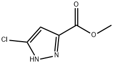 Methyl 5-chloro-1H-pyrazole-3-carboxylate 结构式