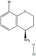 (R)-8-溴色满-4-胺盐酸盐 结构式