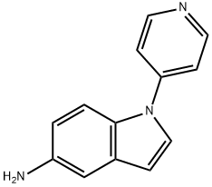 1-(4-pyridinyl)-1H-indol-5-amine 结构式