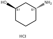 (1R,3R)-3-氨基环己醇盐酸盐 结构式