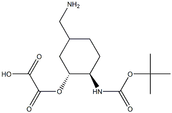 Carbamic acid, N-[trans-4-(aminomethyl)cyclohexyl]-, 1,1-dimethylethyl ester 1/2 Oxalic acid 结构式