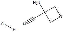 3-aminooxetane-3-carbonitrile hydrochloride 结构式