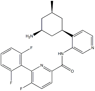 PIM447 DIHYDROCHLORIDE 结构式