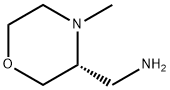 (R)-(4-甲基吗啉-3-基)甲胺 结构式