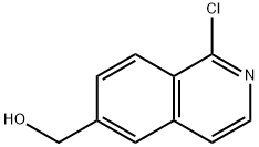 (1-氯异喹啉-6-基)甲醇 结构式